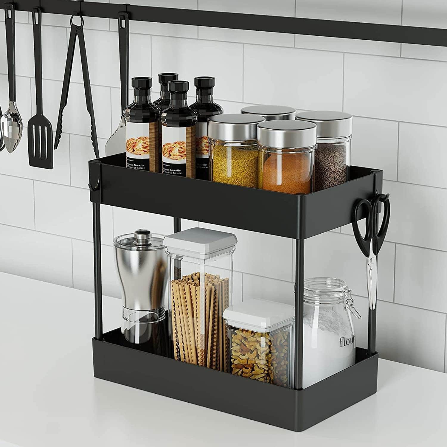 2 Tier Multi-Purpose Under Sink Organizer Shelf Storage Rack