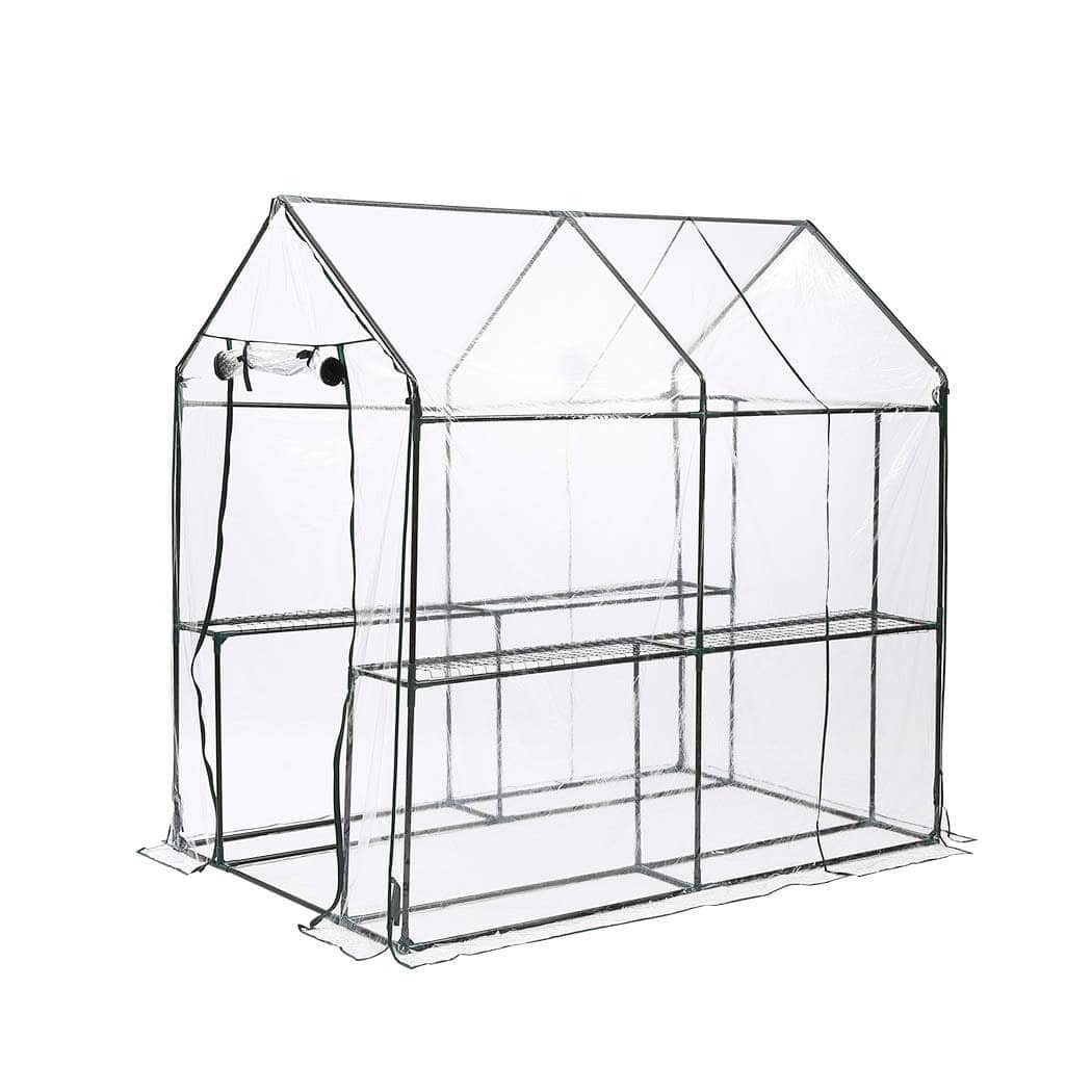 2 Tier Walk In Greenhouse Garden