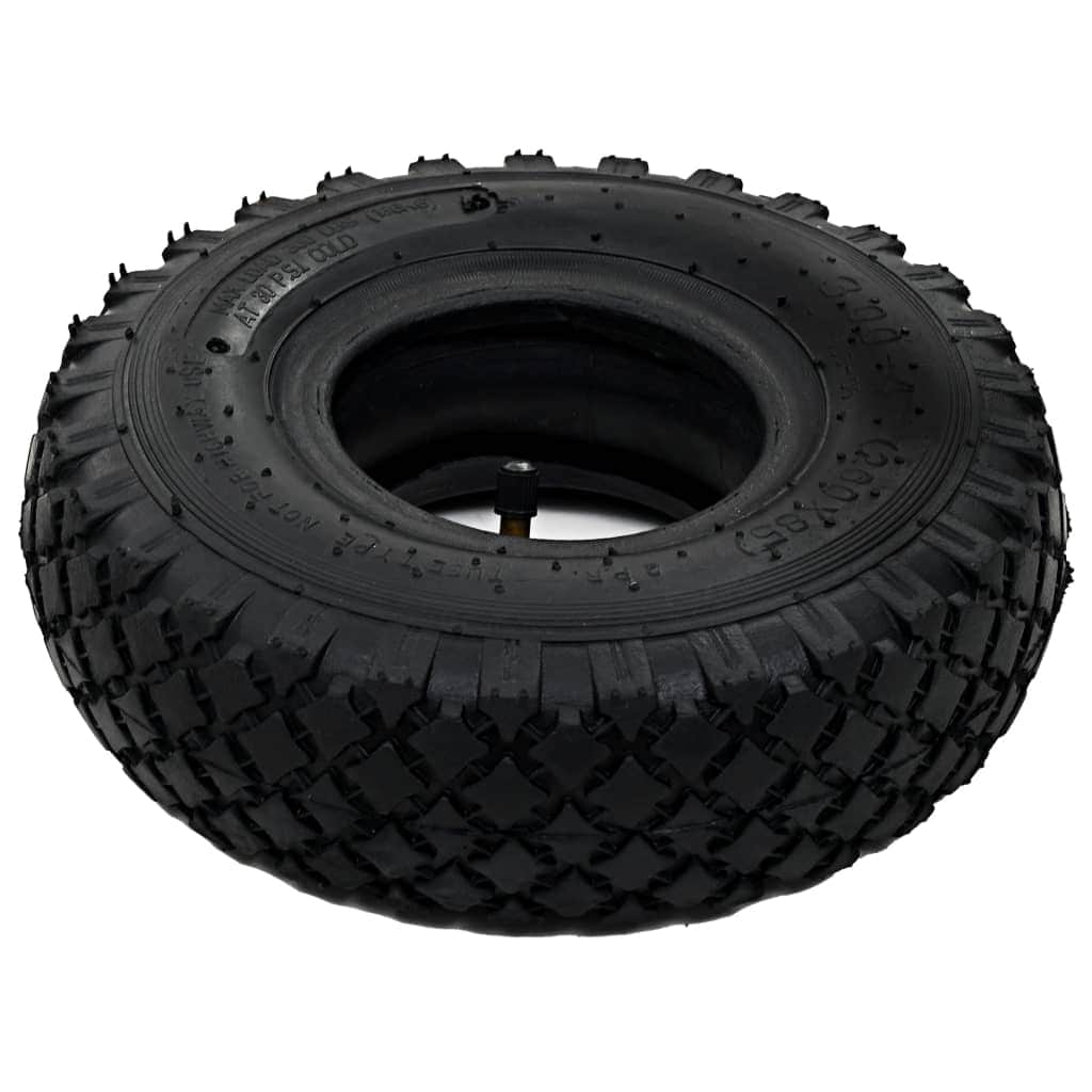 2 Tyres 2 Inner Tubes for Sack Truck Wheel Rubber