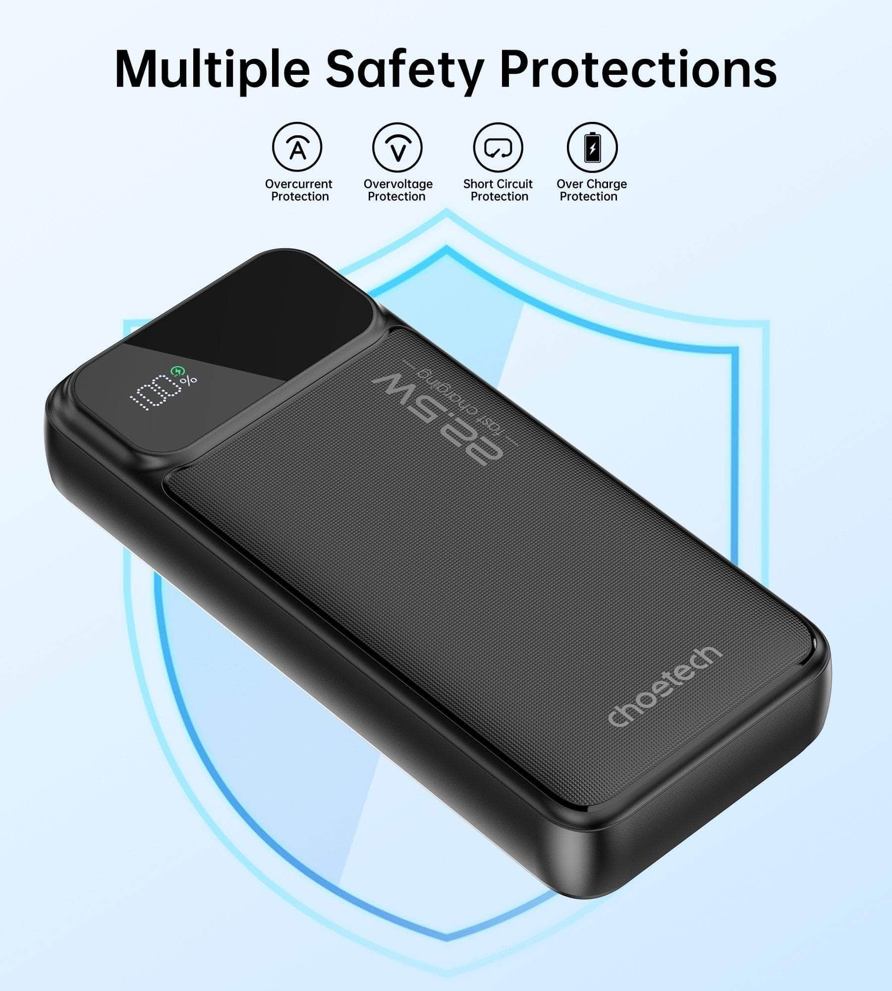 20000mAh Power Bank PD22.5W with Digital Display