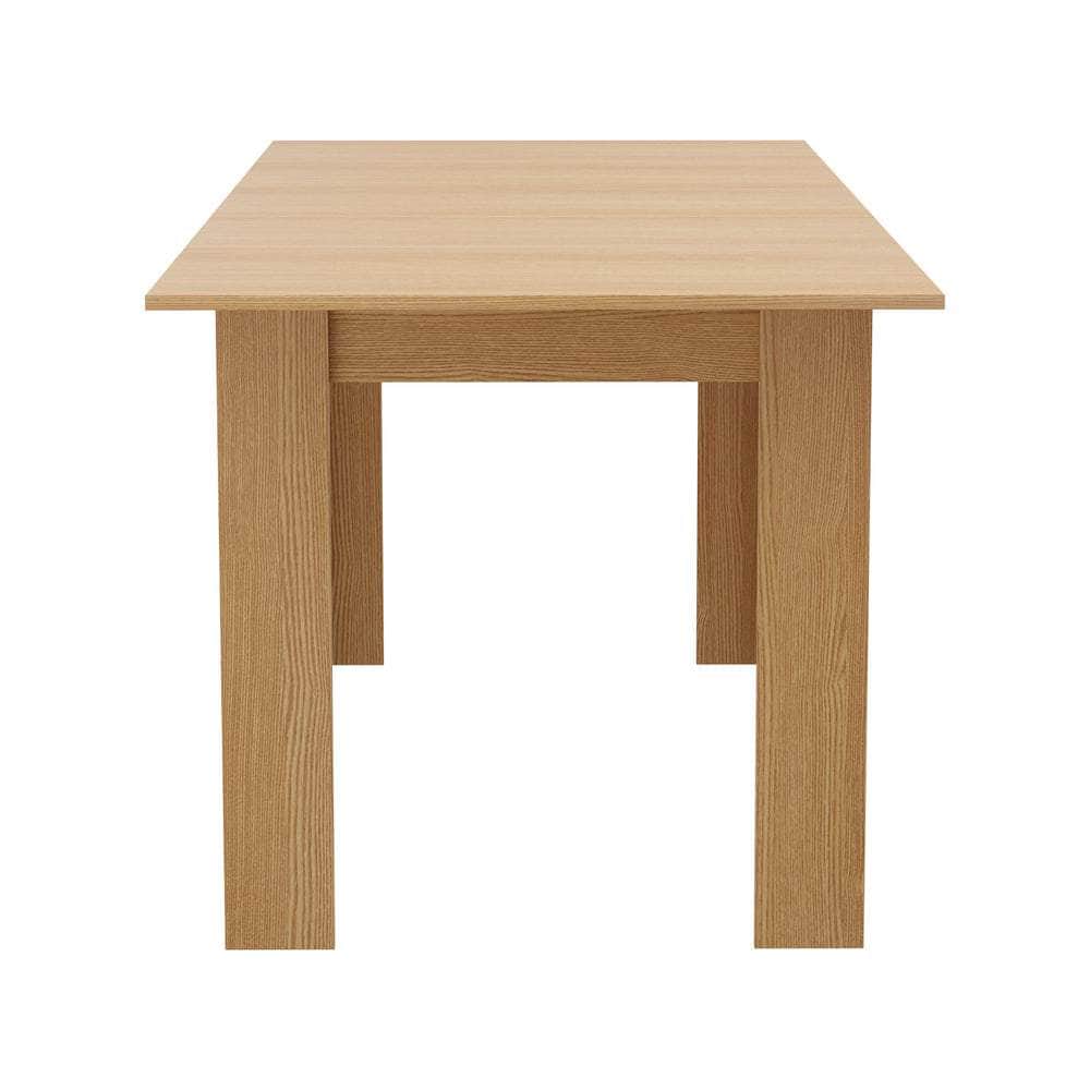 200cm Extendable Dining Table Cafe Natural/White