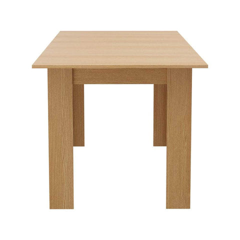 200cm Extendable Dining Table Cafe Natural/White