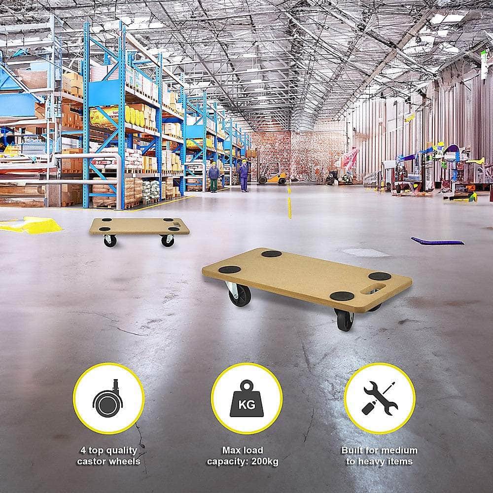 200Kg Heavy Duty Hand Dolly Furniture Trolley Cart Mover