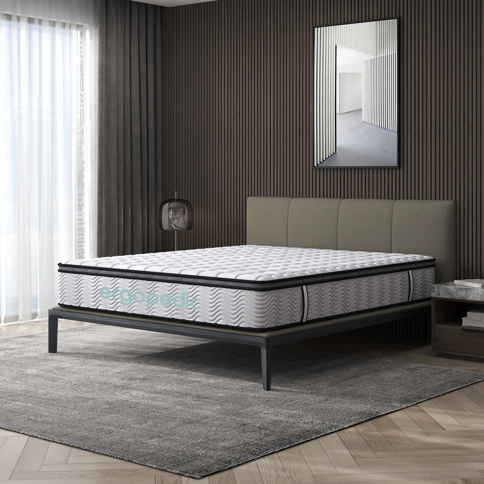 100% natural latex layer Pocket Spring Mattress