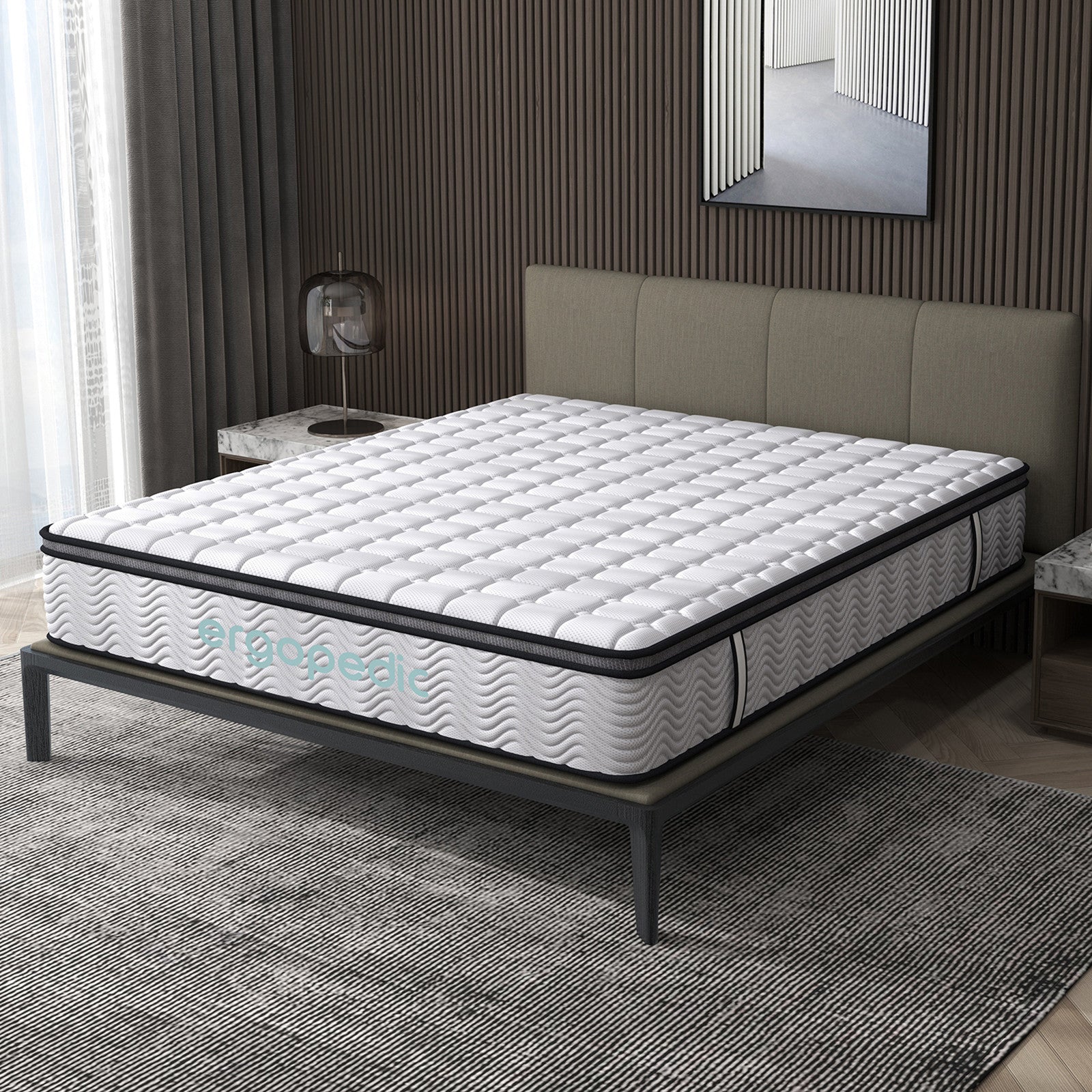 100% natural latex layer Pocket Spring Mattress