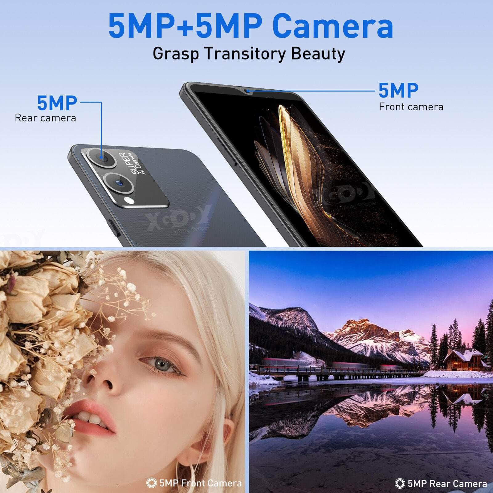 2024 New Factory Unlocked Smartphone Android Mobile Phone Dual SIM 4 Core 6.0 In