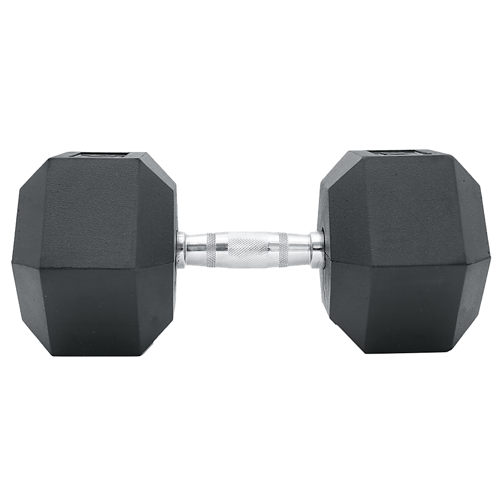 20KG Commercial Rubber Hex Dumbbell Gym Weight