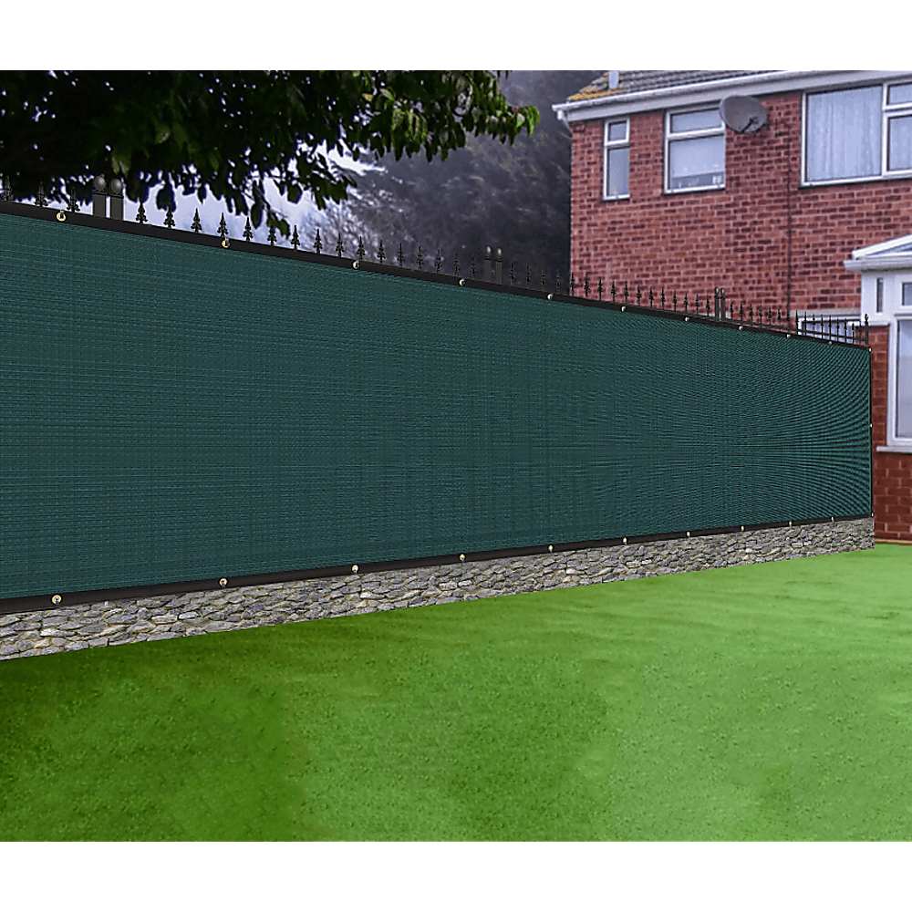 20m x 2m Fence Privacy Screen Shade Cover Black Fabric Mesh Garden
