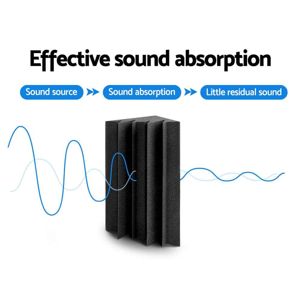 20pcs Studio Acoustic Foam Sound Absorption Proofing Panels Corner DIY