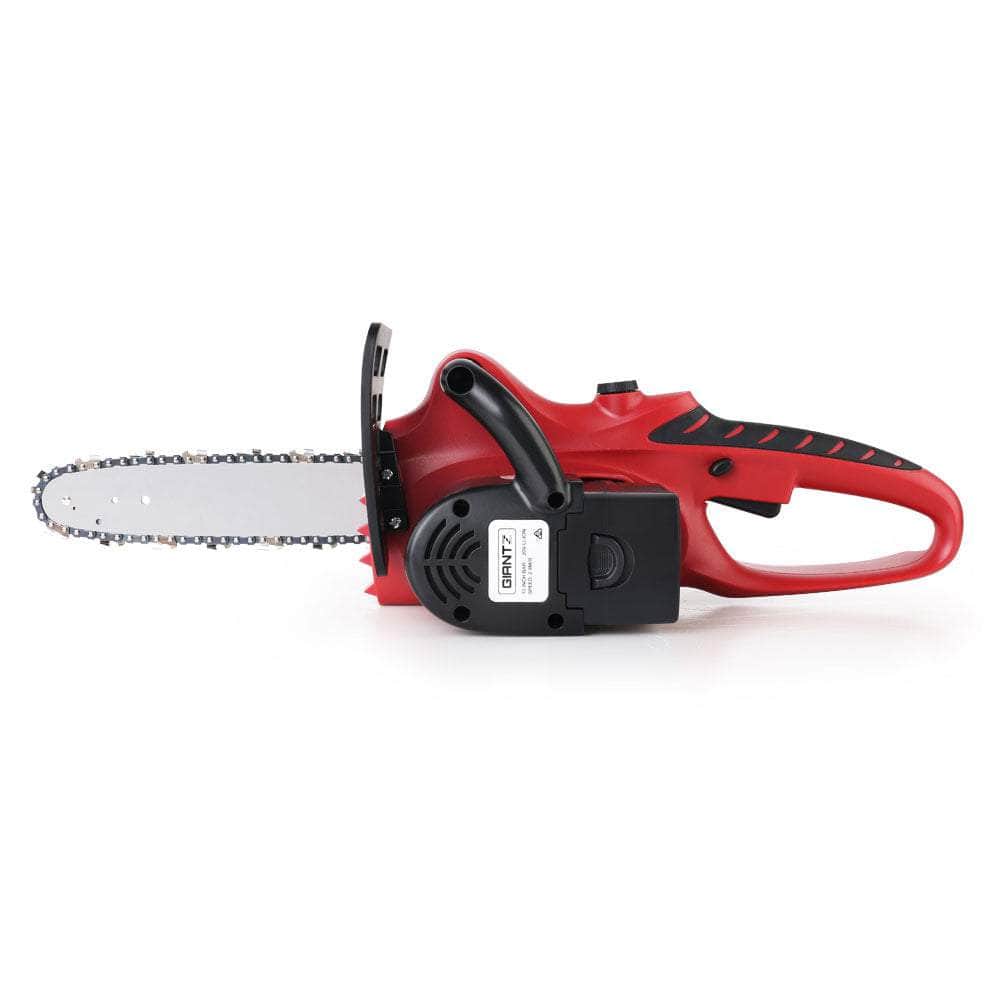 20V Cordless Chainsaw - Black and Red
