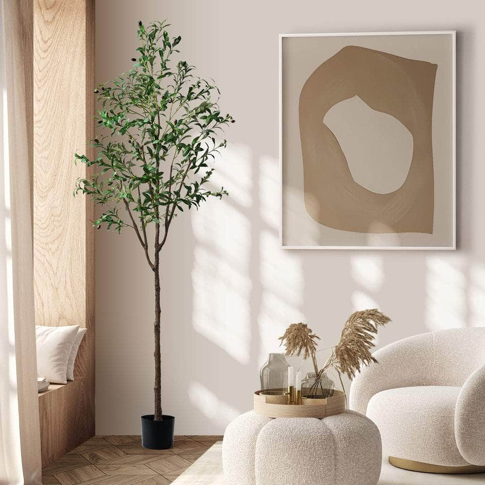 210cm Artificial Olive Tree Lifelike Tall Potted Plants