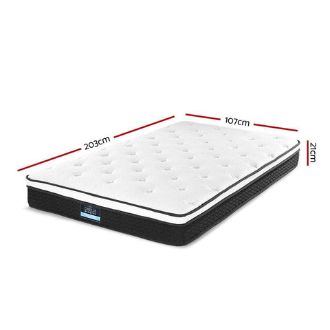 21cm Mattress Euro Top King Single