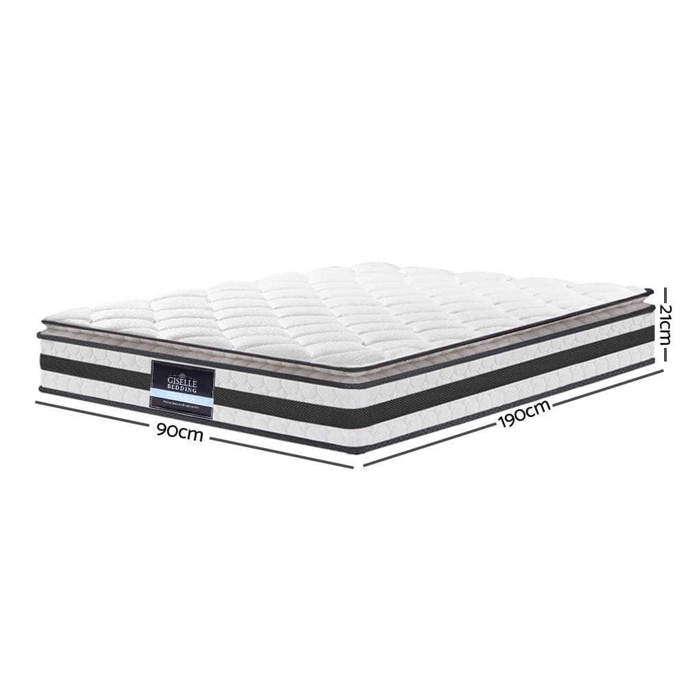 21cm Mattress Pillow Top Single