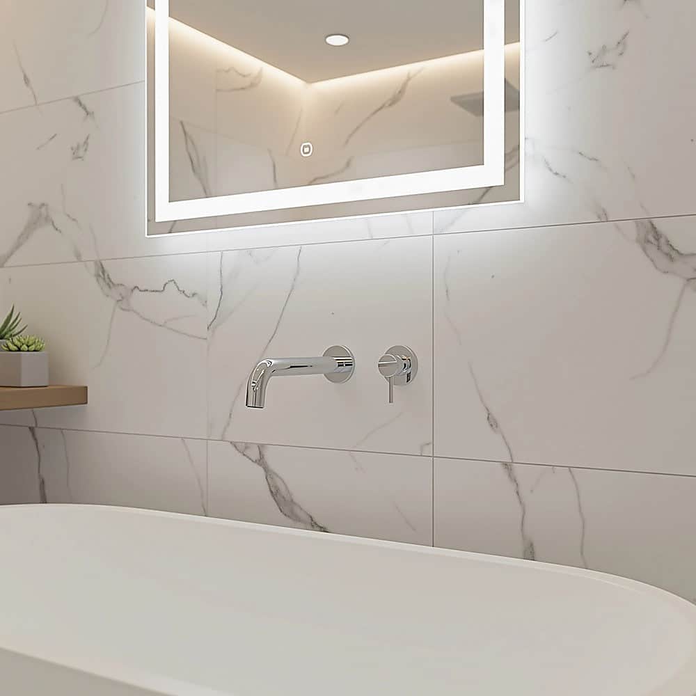 220Mm Bath Spout In Polished Chrome Finish