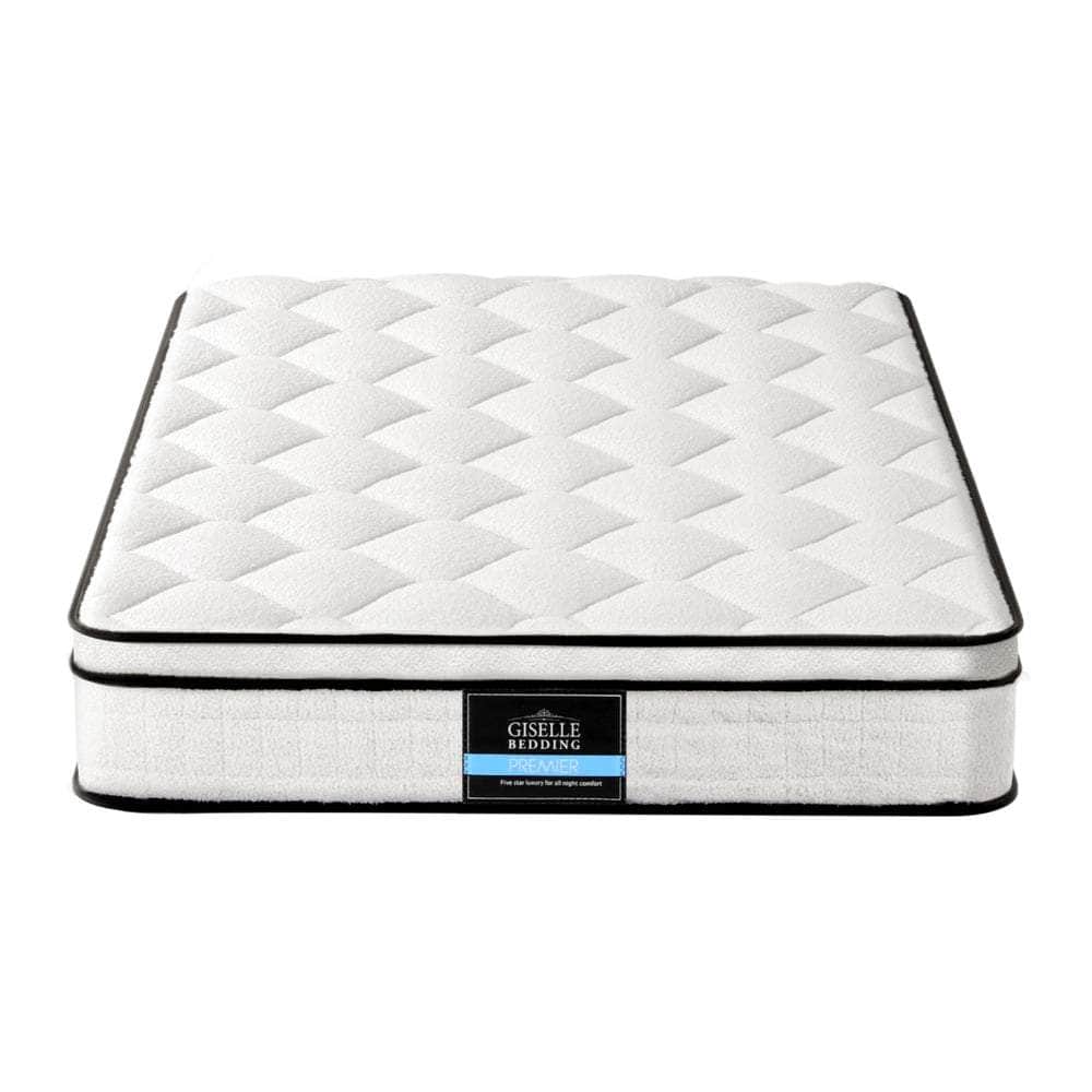 22cm Giselle Bedding Mattress – King Single Size for Comfortable Sleep