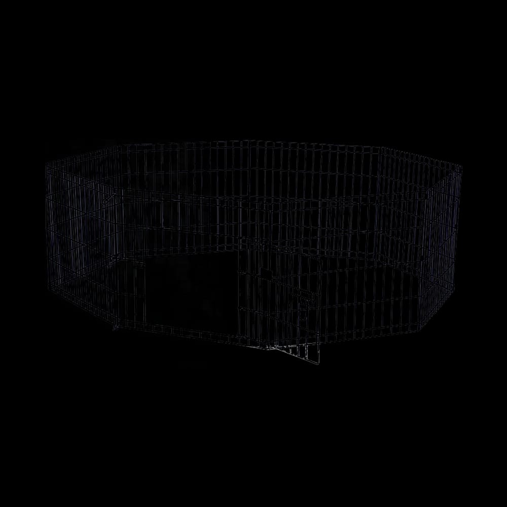 24" 8 Panel Pet Dog Playpen Puppy Exercise Cage Enclosure Fence Play Pen