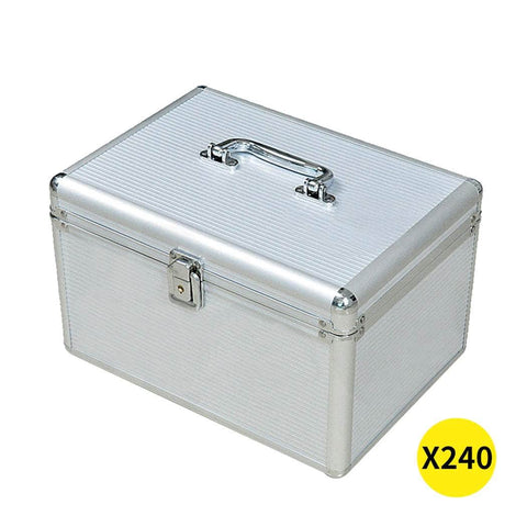 240 Discs Aluminium CD Storage Box