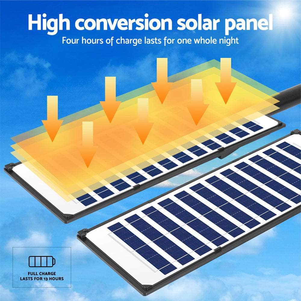 240 Led Solar Street Light Flood Motion Sensor Remote