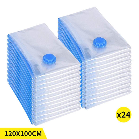 24x Vacuum Storage Bags 120x100cm