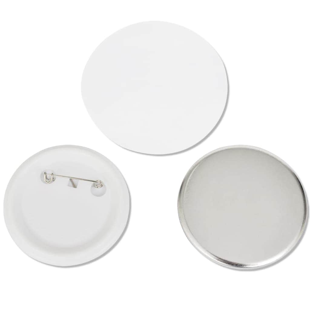 25 mm PinBack Button Parts 500 Sets - Simple deals