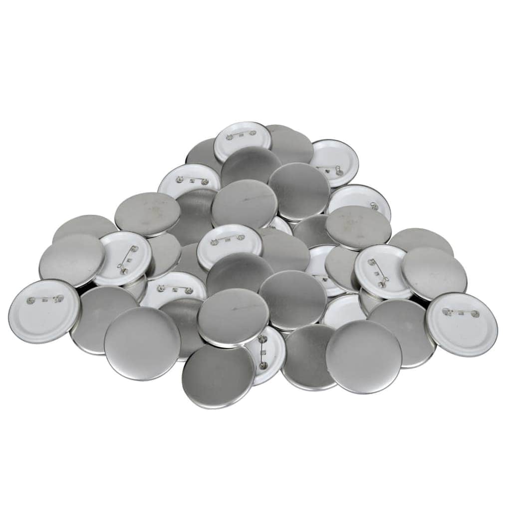 25 mm PinBack Button Parts 500 Sets - Simple deals