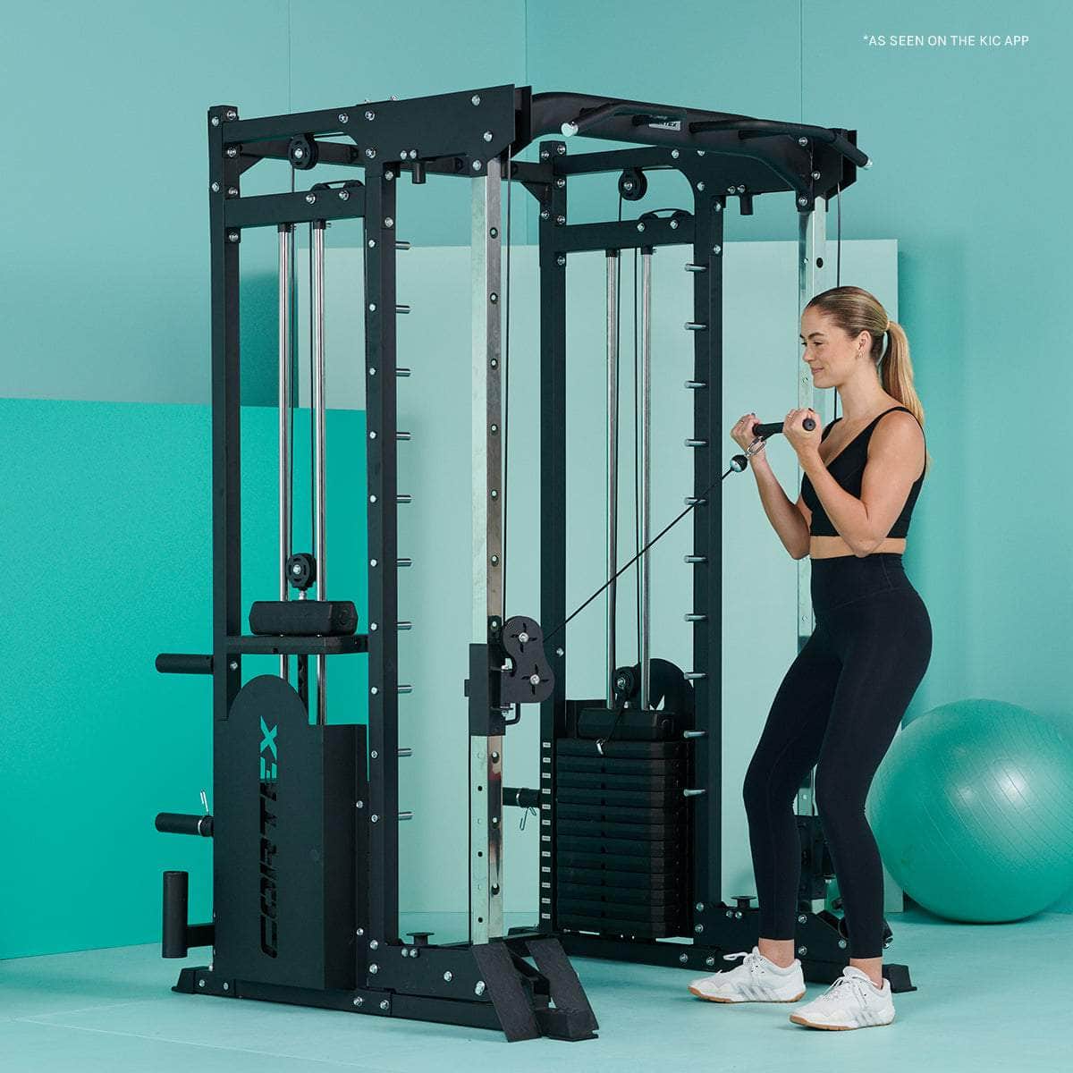 25 Multi Gym - Dual Stack Trainer, Smith Machine, Half Rack