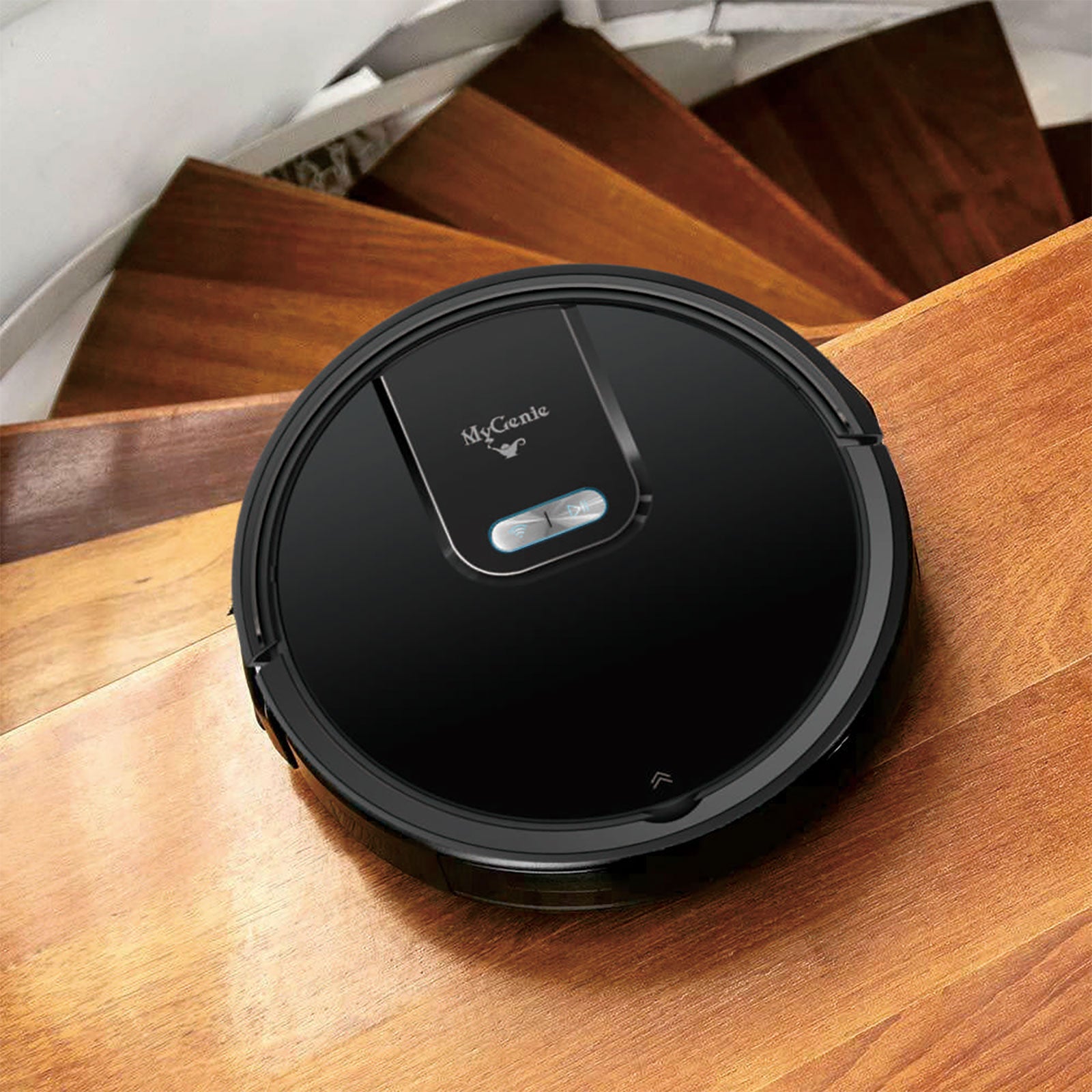 Powerful Gmax Wi-Fi Robotic Vacuum Cleaner - Black