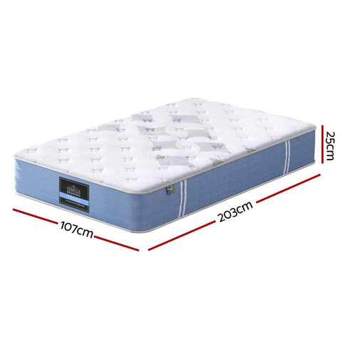 25cm Giselle Mattress King Single Bed Pocket Spring Mattresses -Modern