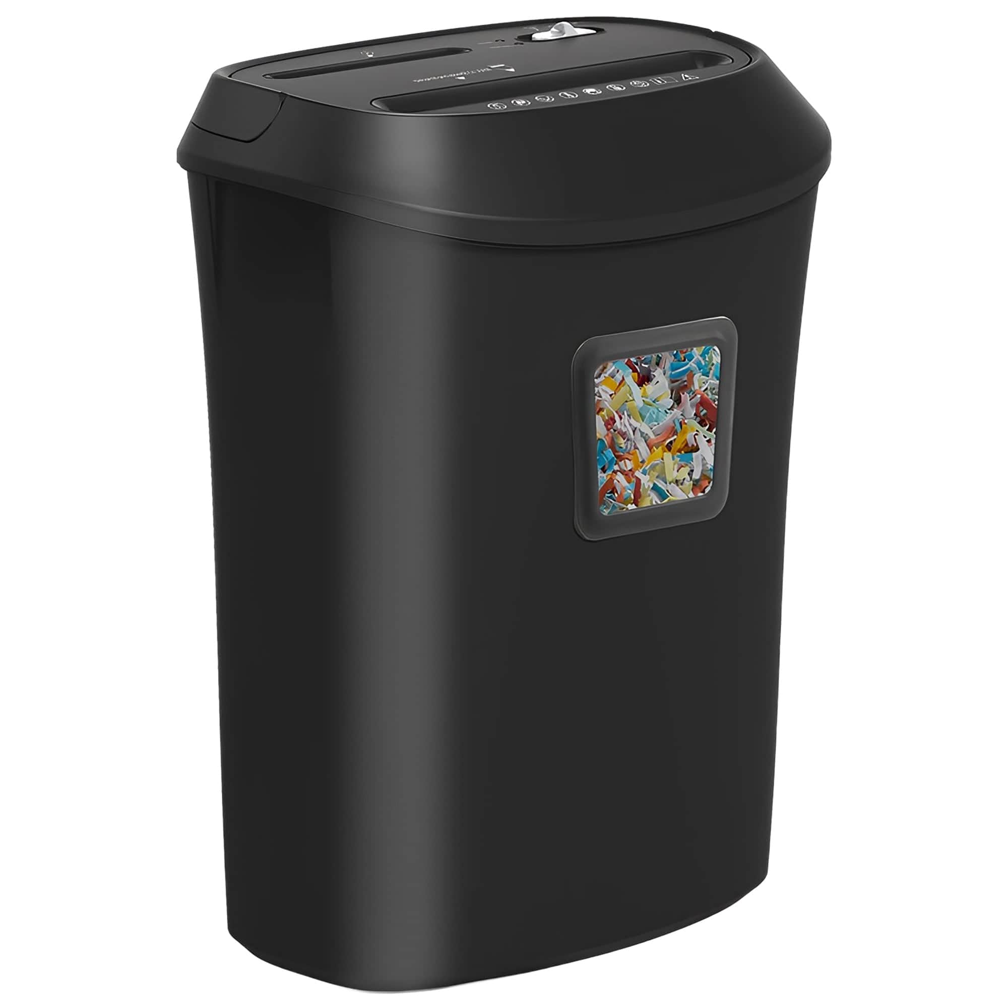 25L 12-Sheet Electric Paper Shredder Cross-Cut Home Office Cutter