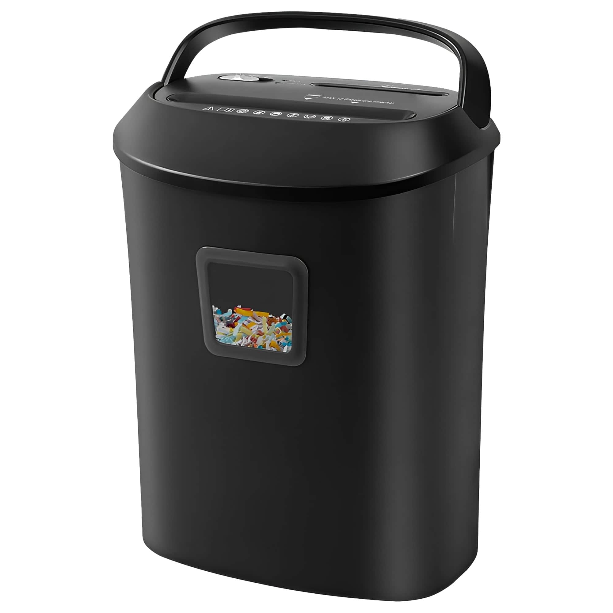 25L 12-Sheet Electric Paper Shredder Cross-Cut Home Office Cutter