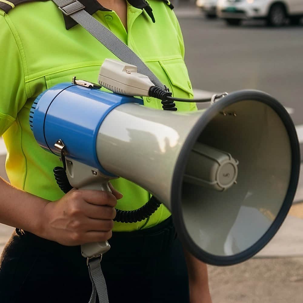 25W Megaphone Pa System Loud Speaker Voice Recorder