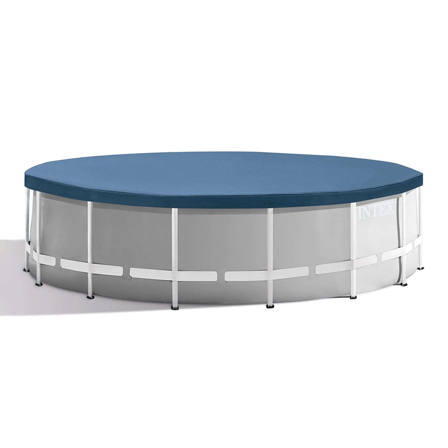 Round Swimming Pool Grey Steel