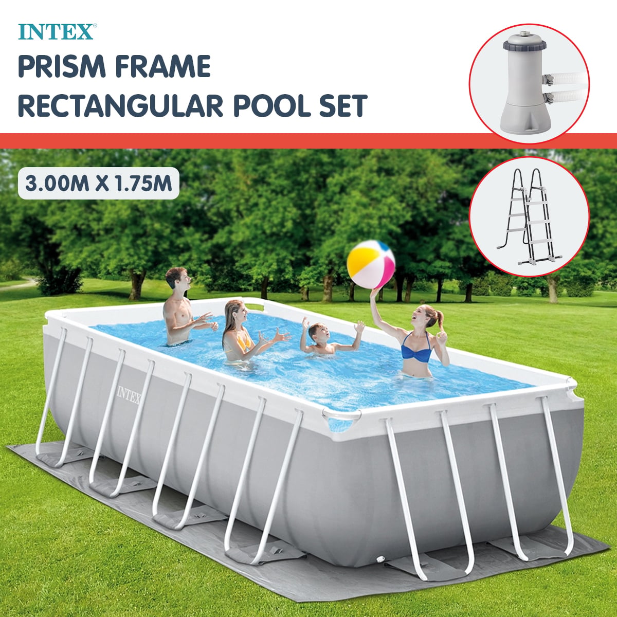 Rectangular Swimming Pool Large Size