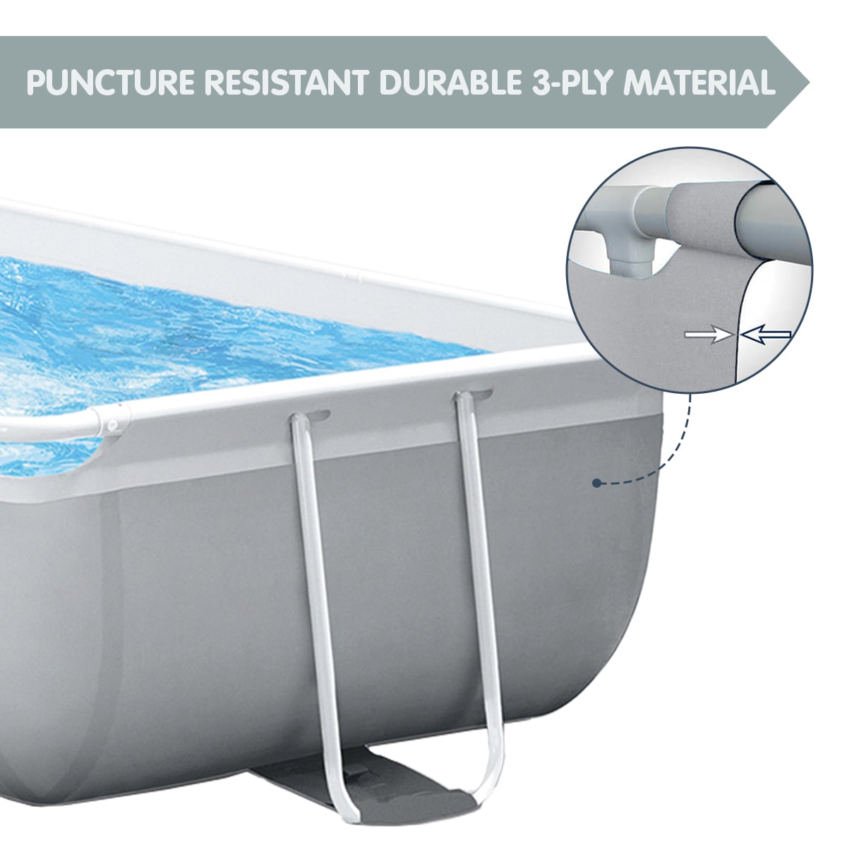 Rectangular Swimming Pool Large Size