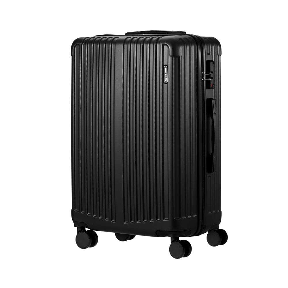 28" Luggage Set Travel TSA Lock ABS Case Black/Grey/Navy
