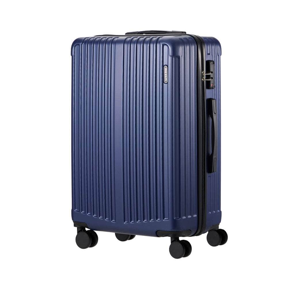 28" Luggage Set Travel TSA Lock ABS Case Black/Grey/Navy