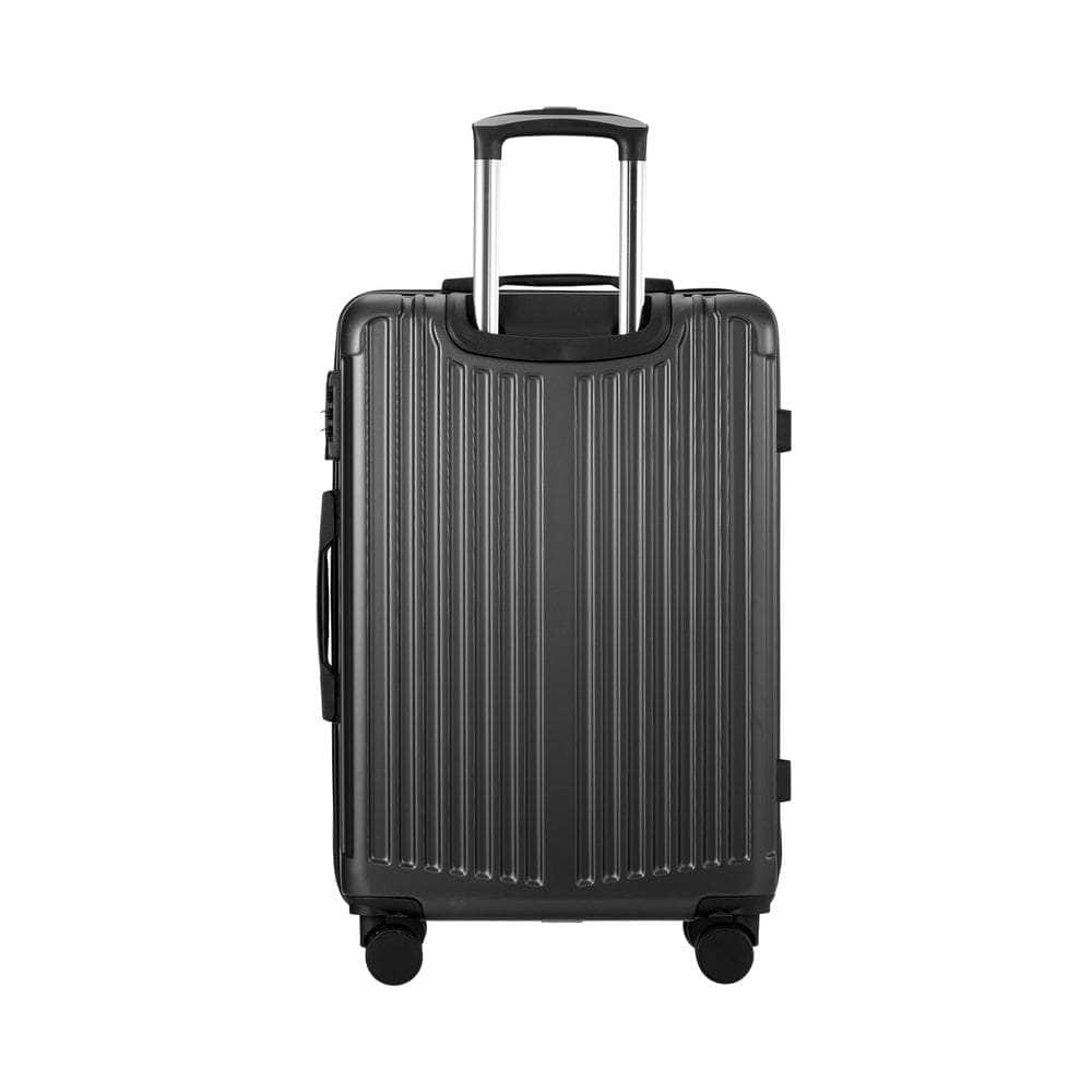28" Luggage Set Travel TSA Lock ABS Case Black/Grey/Navy