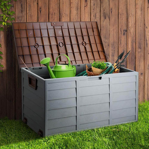 290L Outdoor Storage Box - Brown