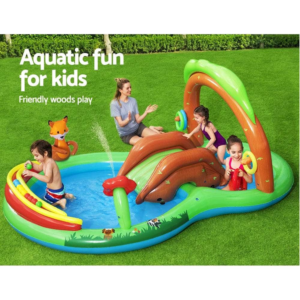 295X199X130Cm Inflatable Above Ground Swimming Play Pool 111L