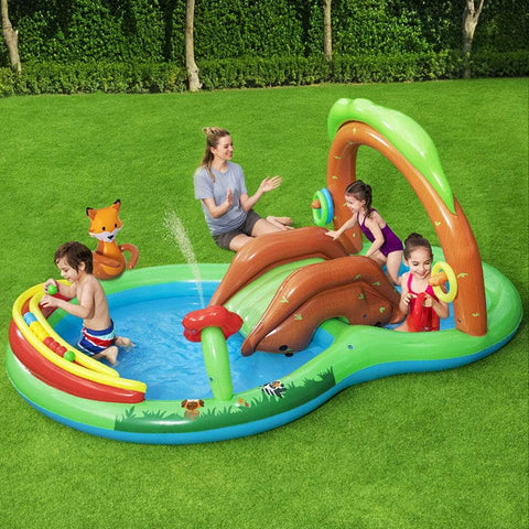 295X199X130Cm Inflatable Above Ground Swimming Play Pool 111L
