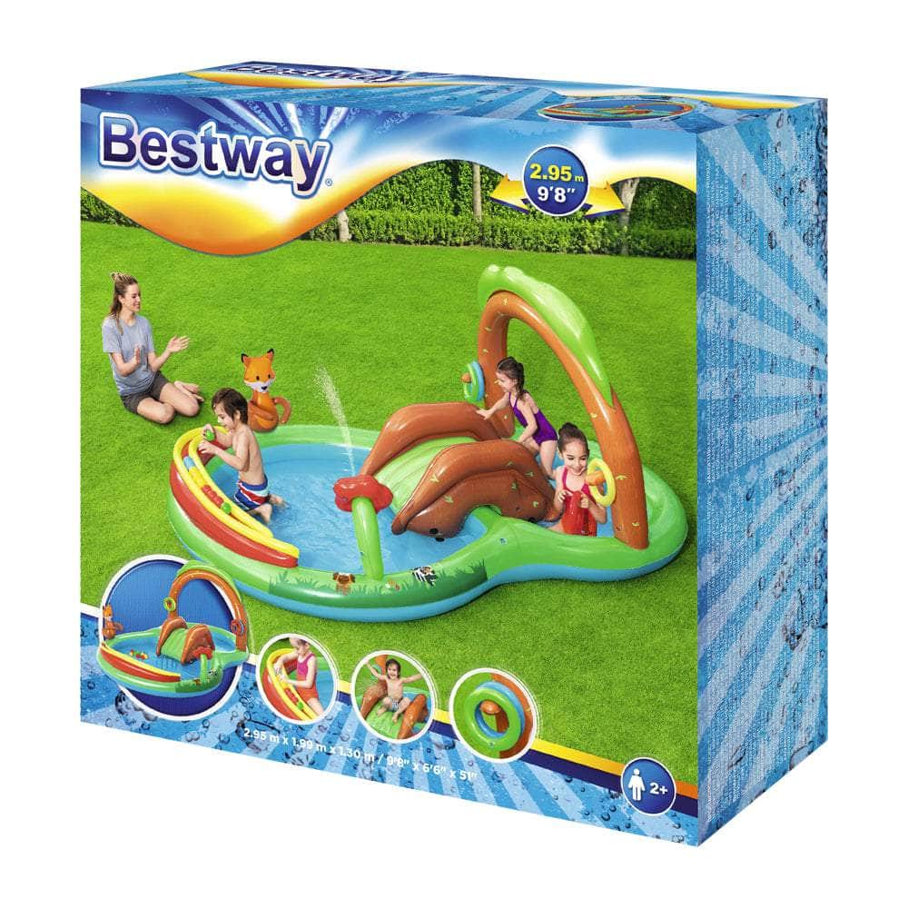 295X199X130Cm Inflatable Above Ground Swimming Play Pool 111L