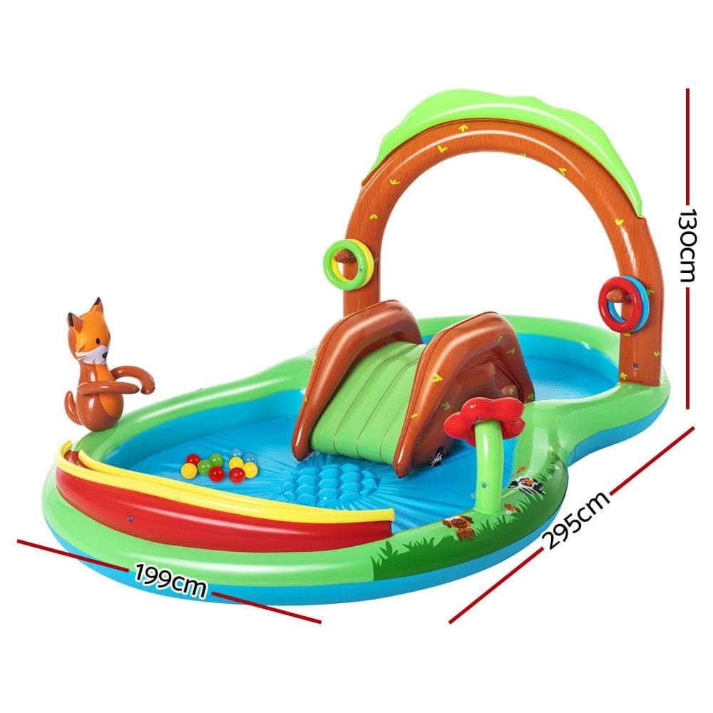 295X199X130Cm Inflatable Above Ground Swimming Play Pool 111L