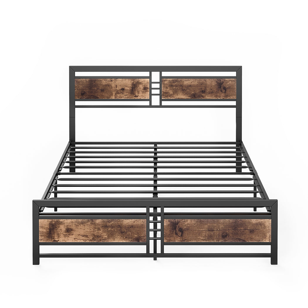 Queen Metal Bed Frame With Sturdy Support | Queen