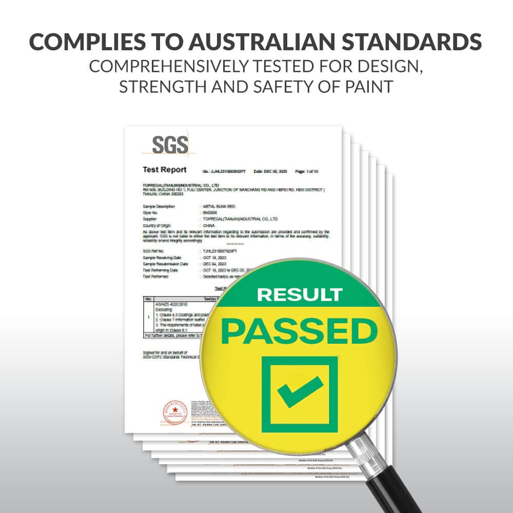 2In1 King Single Metal Bunk Bed Frame With Modular Design Dark