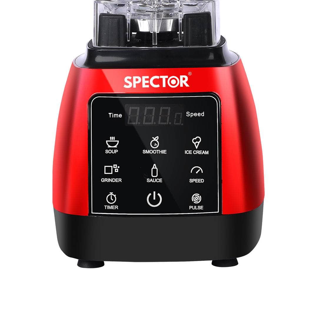 2L Commercial Blender Mixer Red