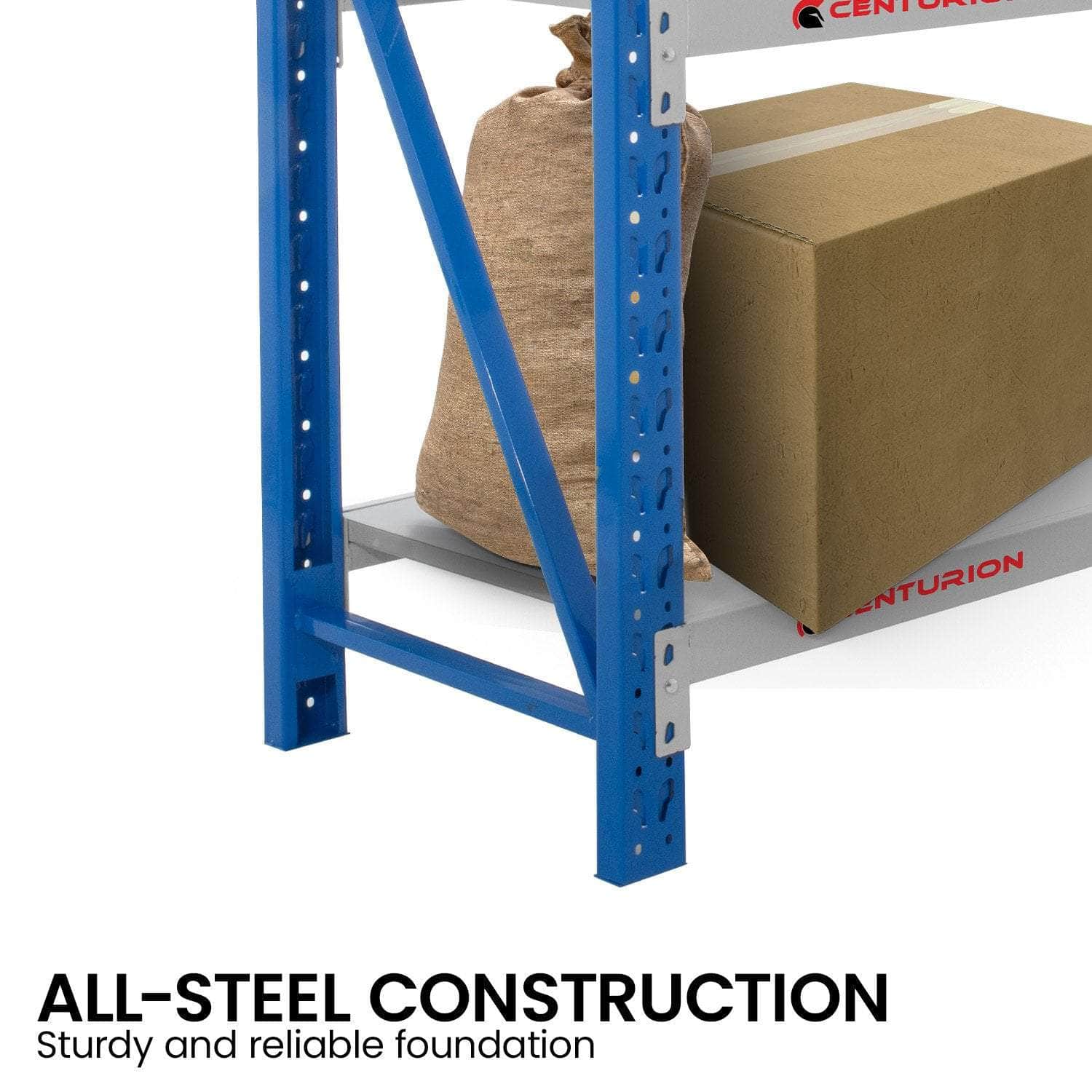 2M 400kg Dual Layer Workbench Grey Blue