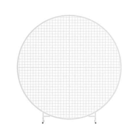 2M Round Backdrop Stand Wedding Background Decoration Party Flower Balloon Display