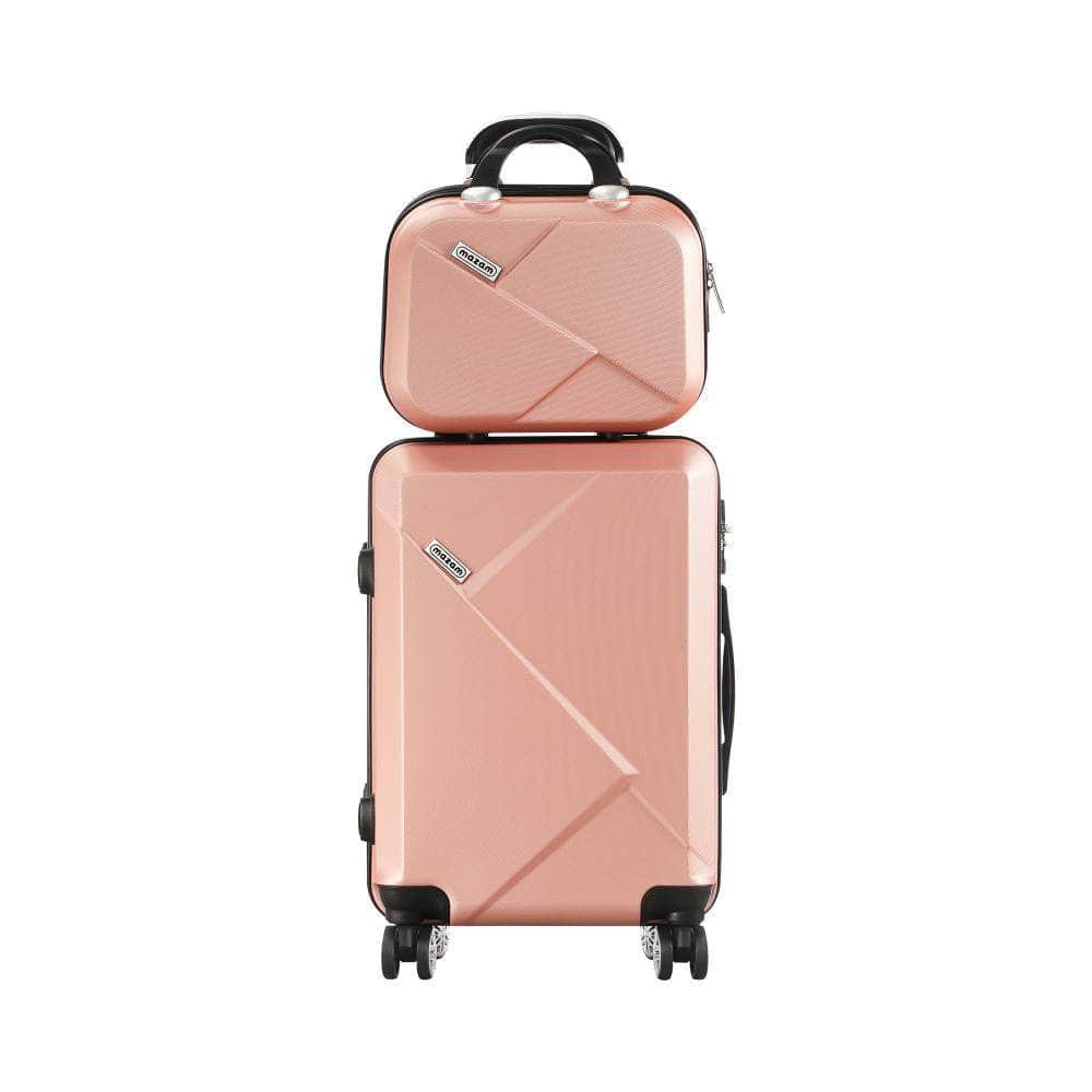 2PCS Luggage Suitcase Trolley Set Travel TSA Lock Storage Hard Case