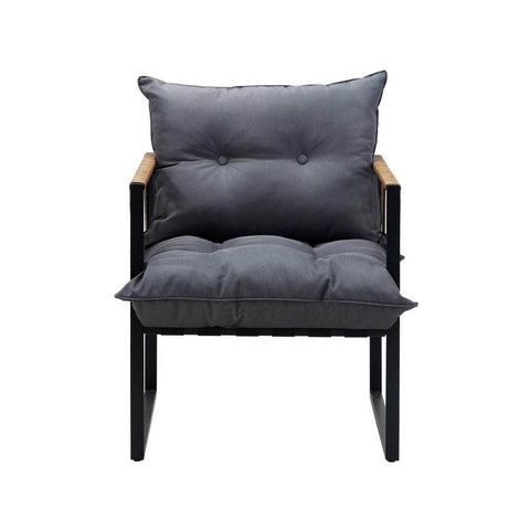 2PCS Outdoor Chairs Patio Set PE Wicker