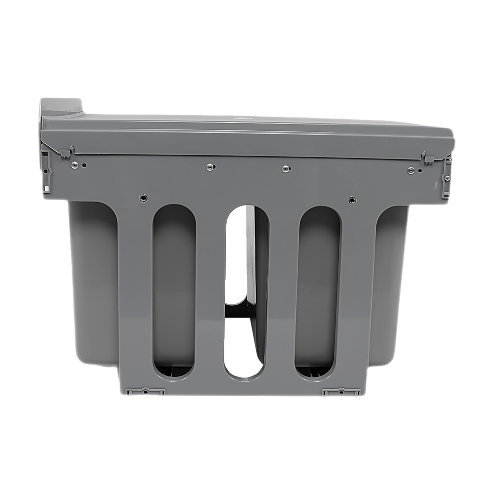 2X 15L Pull Out Trash Bin - Dual Kitchen Garbage Waste Cabinet